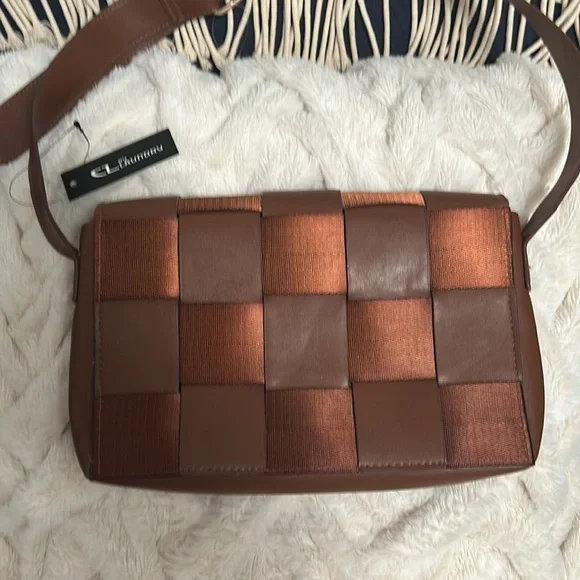 NWT Chinese Laundry Brown shoulder/crossbody bag - Picture 2 of 10